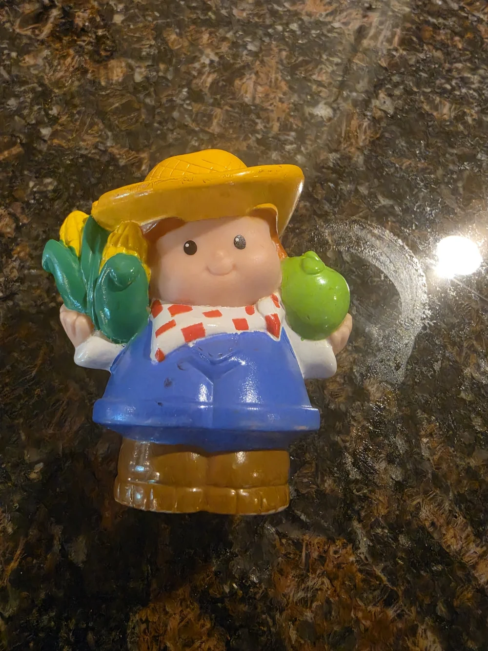 Little People Colorful Kids Pirate and Farmer Figurine Toy Set Of 7 Multicolor